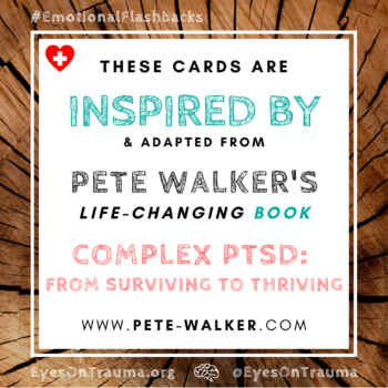 Emotional Flashback Cards - Wood - Inspired by Pete Walker